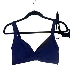 Boden navy crossover bikini top size 8
